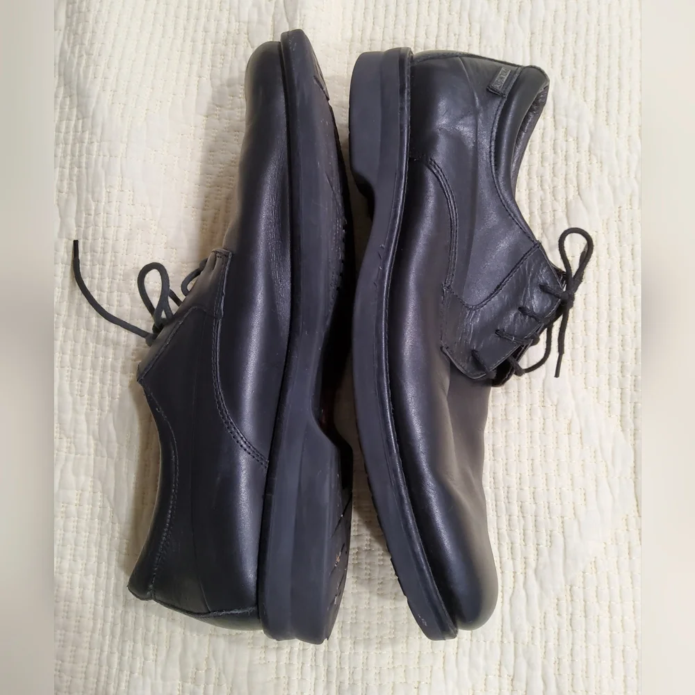Pikolinos Black Leather Lace Up Shoes Size 44